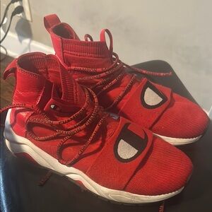 Champion Red Sneakers Athletic Style
